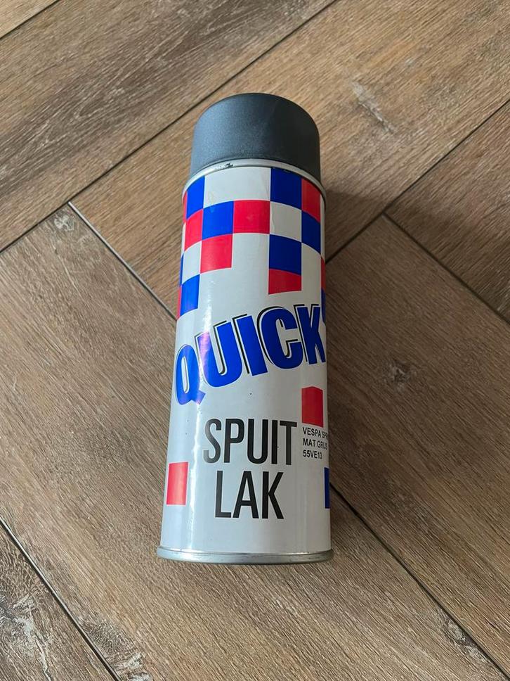 Quick Spuitlak Vespa Sprint Mat Grijs 707/C, Auto diversen, Onderhoudsmiddelen, Ophalen of Verzenden