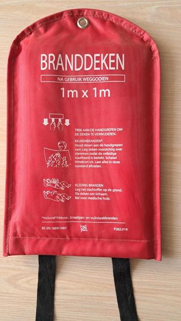 Branddeken 1m x 1m - Nieuw beschikbaar voor biedingen