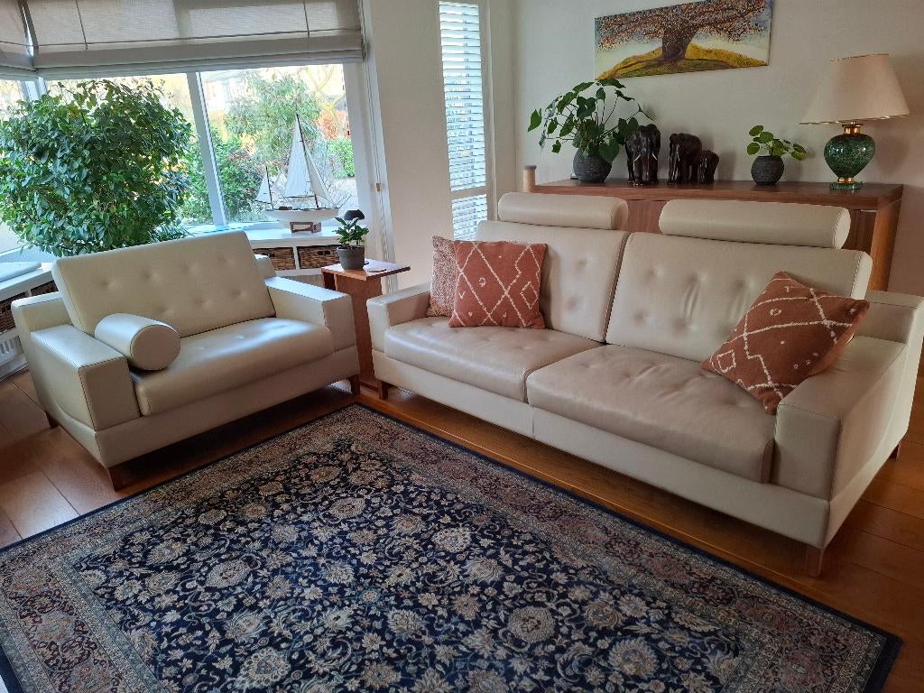 Leolux bankstel, Ophalen, Gebruikt, 150 tot 200 cm, 75 tot 100 cm