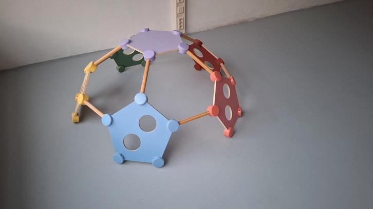 Houten klimrek, Kinderen en Baby's, Speelgoed | Buiten | Speeltoestellen, Zo goed als nieuw, Ophalen