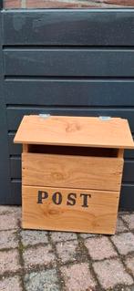 Houten Brievenbus Postbus, Tuin en Terras, Brievenbussen, Ophalen, Nieuw, Hout, Brievenbusklep