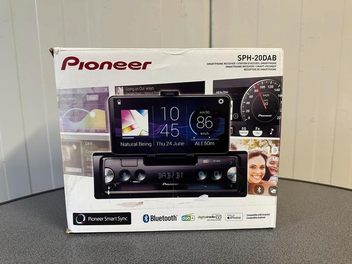 Pioneer SPH-20DAB Bluetooth auto radio, Auto diversen, Autoradio's, Zo goed als nieuw, Ophalen of Verzenden