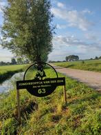 Naambord, naamborden zwart of cortenstaal, Mijn Staal, Nieuw, Ophalen of Verzenden, Info@mijnstaal.nl