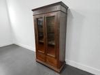Vintage Houten Vitrinekast / buffetkast, Ophalen, -, -, 50 tot 100 cm