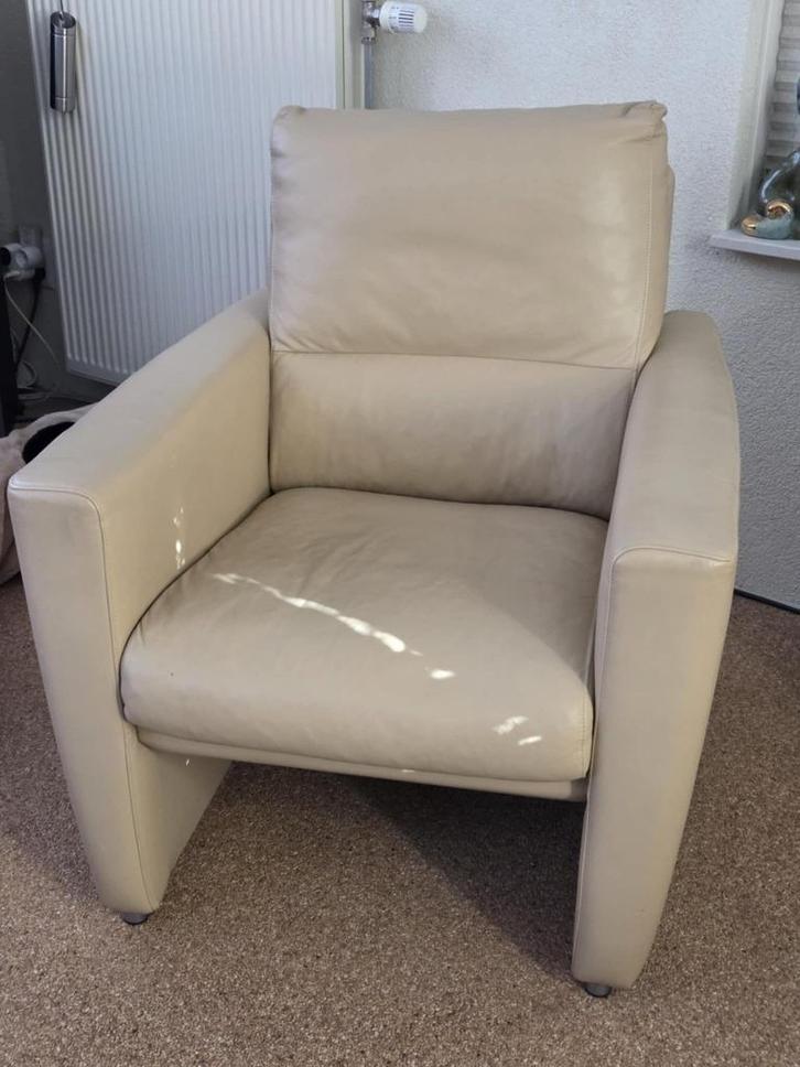 2 mooie leren Montel fauteuils, Huis en Inrichting, Fauteuils, Zo goed als nieuw, Leer, 75 tot 100 cm, 75 tot 100 cm, Ophalen