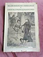 Driekoningenavond door William Shakespeare screenplay. Oudje, Antiek en Kunst, Antiek | Boeken en Bijbels, William Shakespeare