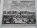 87 Nigtevecht Petersburg Kopergravure 1719, Antiek en Kunst, Ophalen of Verzenden