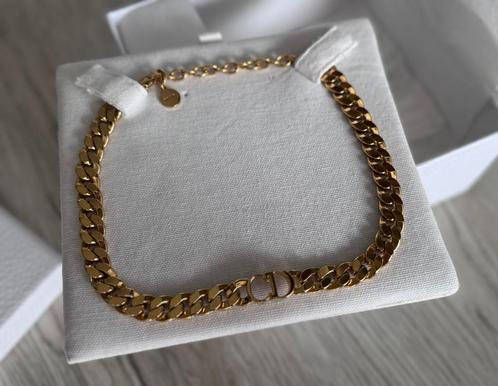 Dior ketting, Sieraden, Tassen en Uiterlijk, Kettingen, Zo goed als nieuw, Goud, Ophalen
