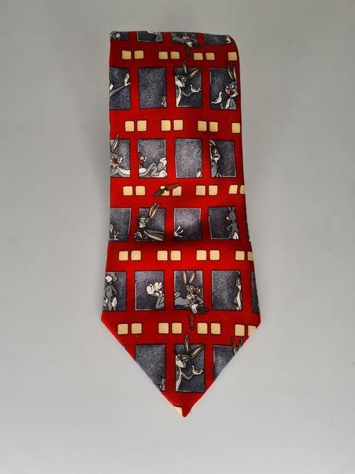 Warner Bros Bugs Bunny rood stropdas vintage kerst, Verzamelen, Stripfiguren, Zo goed als nieuw, Kleding, Looney Tunes, Ophalen of Verzenden
