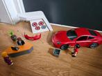 Playmobil Autogarage met Monteur, porsche & Verkoper, Ophalen of Verzenden, Gebruikt, Complete set