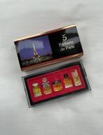 5 Parfums de Paris, Verzamelen, Parfumverzamelingen, Ophalen of Verzenden, Nieuw, Miniatuur, Gevuld