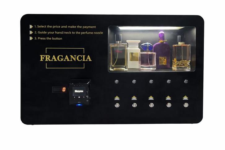 Parfum vending machine, Verzamelen, Automaten | Overige, Zo goed als nieuw, Ophalen of Verzenden