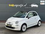 Fiat 500 C 1.2 Dolcevita Cabrio *carplay *leder *unieke kap, Voorwielaandrijving, Gebruikt, 1242 cc, 4 cilinders