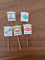 Sp 1819 Vintage Reclame Speldjes - Set van 5, Verzamelen, Speldjes, Pins en Buttons, Ophalen of Verzenden, Gebruikt, Merk, Speldje of Pin