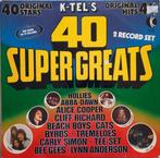 2LP - K-Tel's 40 Super Greats, Cd's en Dvd's, Vinyl | Verzamelalbums, Ophalen of Verzenden, Gebruikt, 12 inch, Pop