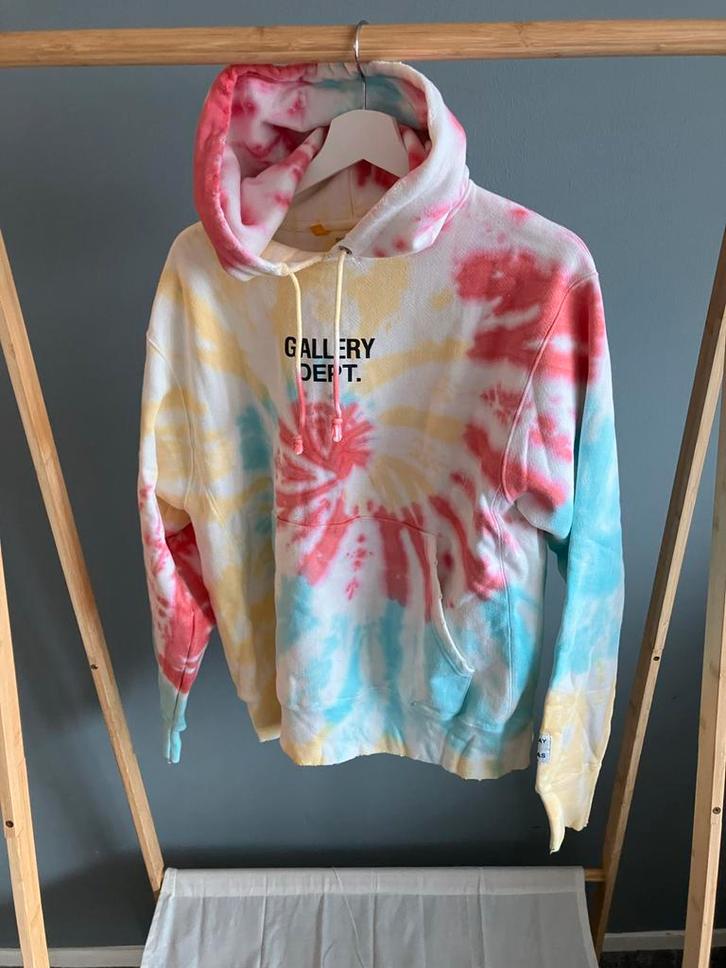 Gallery Dept. Tie Dye Hoodie - Maat S, Kleding | Heren, Truien en Vesten, Zo goed als nieuw, Maat 46 (S) of kleiner, Overige kleuren
