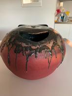 Kunst handgemaakte vas, Ophalen of Verzenden, Zo goed als nieuw, Overige kleuren, Minder dan 50 cm