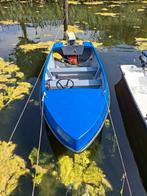 Houten/polyester boot, Watersport en Boten, Kano's, Ophalen, Gebruikt, Drie personen of meer, Overige typen