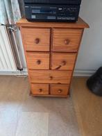 Grenen ladekast, smalle kast, Huis en Inrichting, Kasten | Ladekasten, Ophalen, Gebruikt, 50 tot 100 cm, Landelijk