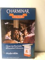Vintage blikken reclamebord Charminar sigaretten uit India., Verzamelen, Merken en Reclamevoorwerpen, Ophalen of Verzenden, Gebruikt