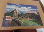Puzzel Molen aan de waterkant 1000 stukjes, Ophalen of Verzenden, 500 t/m 1500 stukjes, Zo goed als nieuw, Legpuzzel