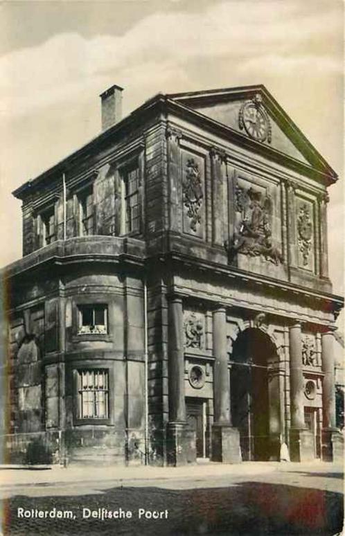 (301-329-021) Rotterdam Delftsche Poort, Verzamelen, Ansichtkaarten | Nederland, Zuid-Holland, Verzenden