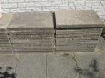 TEGELS  BETON 19 STUKS 60lx40brx5h GRIJS, Ophalen, Gebruikt, Beton, Terrastegels