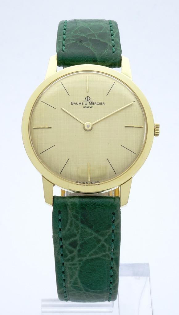 Baume et Mercier 18kt goud 1960’S  Excellelente staat., Sieraden, Tassen en Uiterlijk, Horloges | Heren, Polshorloge, Overige merken