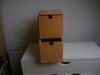 houten zelf gemaakt knutsel ladenkastje 34hx28lx17br 2lades, Ophalen of Verzenden, Zo goed als nieuw, Overige typen