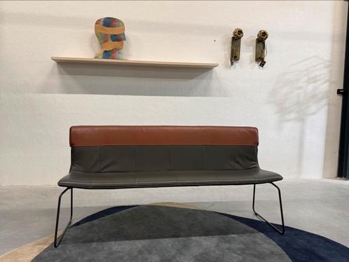 Leolux Didore eetkamerbank Noli leer design Bank 170, Huis en Inrichting, Stoelen, Nieuw, Eén, Leer, Ophalen of Verzenden