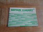 Datsun Cherry N-10 - Handleiding Instructieboek NL Origineel, Verzenden