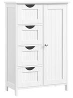 Ladekast wit, Ophalen, 50 tot 100 cm, Zo goed als nieuw, 3 of 4 laden