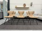 6 Nieuw Leolux Callas eetkamerstoelen ceras Shell leer, Leolux, Overige kleuren, Nieuw, Leer