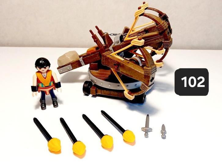 Eretitel balista pijlen schieten 9249 als nieuw compleet, Kinderen en Baby's, Speelgoed | Playmobil, Zo goed als nieuw, Complete set