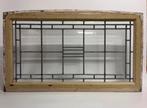 Art Deco glas in lood raam jaren dertig helder glas, Antiek en Kunst, Ophalen of Verzenden