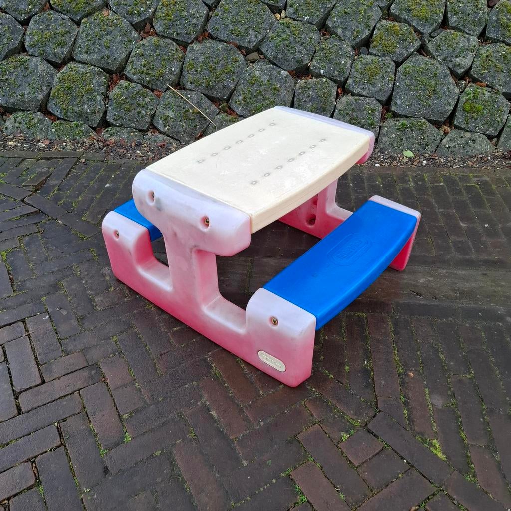 Little tikes picknicktafel, Overige materialen, Gebruikt, Rechthoekig, Ophalen