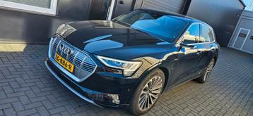 Audi e-tron 55 Quattro  S-Line 408PK  95KW ,67200 km , zwart beschikbaar voor biedingen