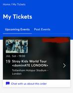 Stray Kids ticket london Engeland, Tickets en Kaartjes, Eén persoon