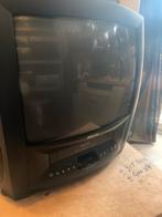 Philips TV met VHS speler ( gereinigd), Ophalen, Gebruikt, Minder dan 40 cm, Philips
