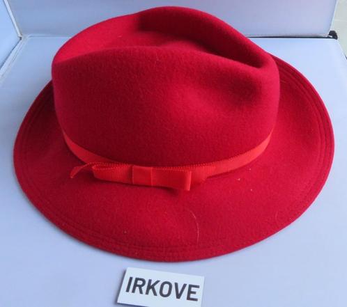 MOOIE NIEUWE RODE HOED * Maat 55 *, Kleding | Dames, Hoeden en Petten, Nieuw, Hoed, 55 cm (S, 6⅞ inch) of minder, Verzenden