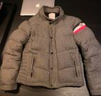 Moncler jas Maat 3(s/m) orgineel Model Biker grijs Wol ., Ophalen of Verzenden, Zo goed als nieuw, Grijs