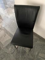 2 luxe desgn stoelen, Huis en Inrichting, Stoelen, Ophalen, Gebruikt, Twee, Zwart