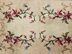 Vintage oosters wol Smyrna tapijt floral Romance 70x118cm, Gebruikt, 100 tot 150 cm, Unknown, Unknown