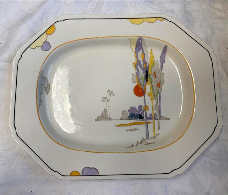 Art Deco schaal 'Woodland' - John Tams, Antiek en Kunst, Antiek | Keramiek en Aardewerk, Ophalen of Verzenden