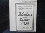 Advertentie - Kranten -Knipsel Blooker's Daalders Cacao 1925, Verzamelen, Ophalen of Verzenden, 1920 tot 1940, Nederland, Knipsel(s)