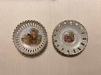2 opengewerkte schoteltjes, Antiek en Kunst, Antiek | Servies los, Ophalen of Verzenden