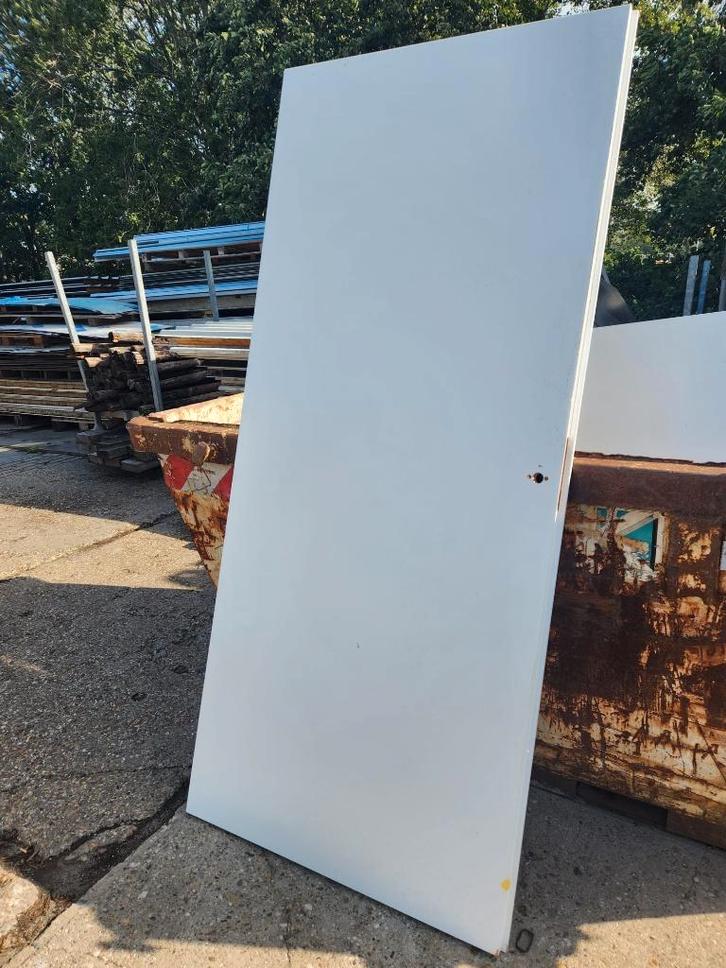 105 - Binnendeuren links- en rechtsdraaiend, Doe-het-zelf en Verbouw, Deuren en Horren, Gebruikt, Binnendeur, 200 tot 215 cm, 120 cm of meer