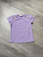 Lila t-shirt met gouden knopen., Ophalen of Verzenden, Zo goed als nieuw, Meisje, Shirt of Longsleeve
