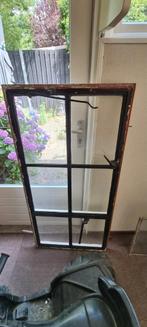 Stalen Raam - Vintage, Doe-het-zelf en Verbouw, Glas en Ramen, Ophalen, Gevelraam of Ruit, Gebruikt, Minder dan 80 cm
