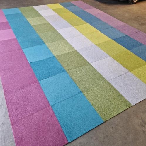 15,75 m2 tapijttegels Interface Polichrome solid. 63 stuk, Huis en Inrichting, Stoffering | Tapijten en Kleden, Zo goed als nieuw